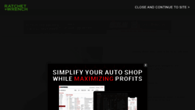 What Ratchetandwrench.com website looks like in 2024 