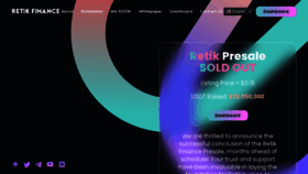 What Retik.com website looks like in 2024 