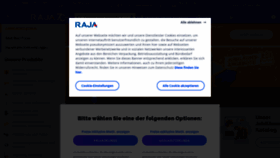 What Rajapack.de website looks like in 2024 