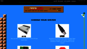 What Retrousb.com website looks like in 2024 