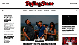 What Rollingstone.it website looks like in 2024 