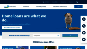 What Rams.com.au website looks like in 2024 