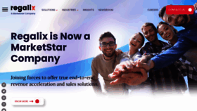 What Regalix.com website looks like in 2024 