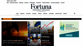 What Revistafortuna.com.mx website looks like in 2024 