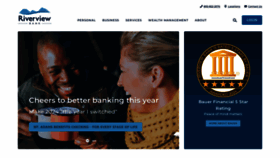 What Riverviewbank.com website looks like in 2024 