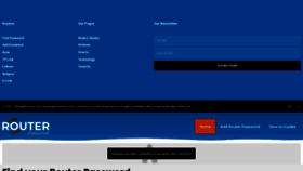 What Routerpasswords.com website looks like in 2024 