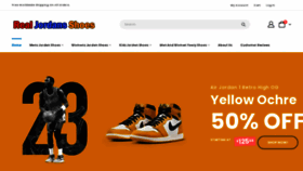 What Realjordansshoes.com website looks like in 2024 
