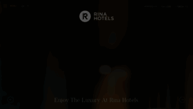 What Rinahotels.ro website looked like in 2024 (1 year ago)