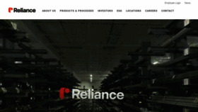 What Reliance.com website looks like in 2024 