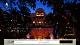 What Royal-hawaiian.com website looks like in 2024 