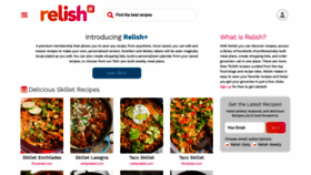 What Relish.com website looks like in 2024 