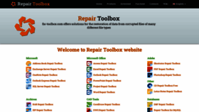 What Repairtoolbox.com website looks like in 2024 