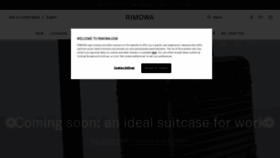 What Rimowa.com website looks like in 2024 