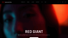 What Redgiant.com website looks like in 2024 