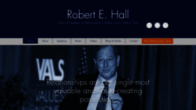 What Robertehall.com website looks like in 2024 