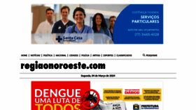 What Regiaonoroeste.com website looks like in 2024 