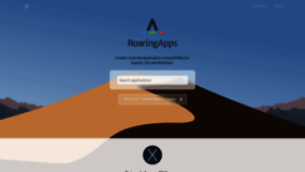 What Roaringapps.com website looked like in 2024 (1 year ago)