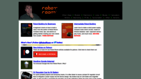 What Robotroom.com website looks like in 2024 