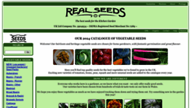What Realseeds.co.uk website looks like in 2024 
