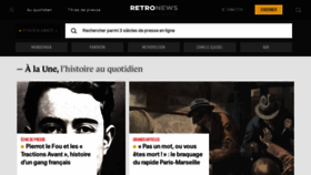 What Retronews.fr website looks like in 2024 