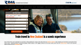 What Railnewzealand.com website looks like in 2024 