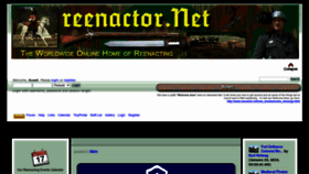 What Reenactor.net website looks like in 2024 