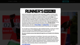 What Runnersworld.co.uk website looks like in 2024 