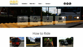 What Rideprt.org website looks like in 2024 