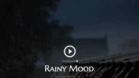 What Rainymood.com website looks like in 2024 