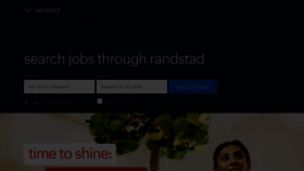 What Randstadusa.com website looks like in 2024 