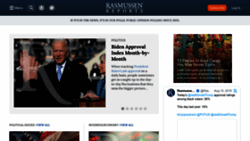 What Rasmussenreports.com website looks like in 2024 