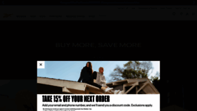 What Reebok.com website looked like in 2024 (1 year ago)