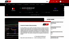 What Racingnews365.com website looks like in 2024 