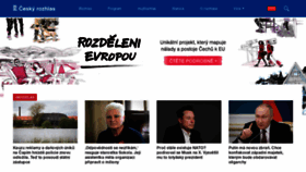 What Rozhlas.cz website looks like in 2024 