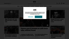 What Rte.ie website looks like in 2024 