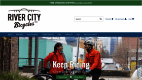 What Rivercitybicycles.com website looks like in 2024 