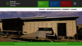 What Raleighconvention.com website looks like in 2024 