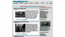 What Recumbents.com website looks like in 2024 