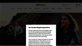 What Regatta.com website looks like in 2024 