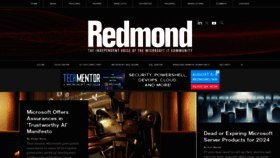 What Redmondmag.com website looks like in 2024 