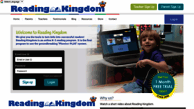 What Readingkingdom.com website looks like in 2024 