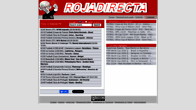 What Rojadirecta.eu website looks like in 2024 