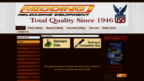 What Redding-reloading.com website looks like in 2024 
