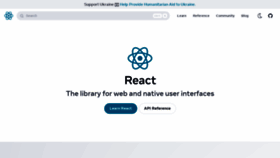 What Reactjs.org website looks like in 2024 