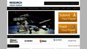 What Researchpublish.com website looks like in 2024 