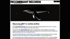 What Recombinantrecords.net website looked like in 2024 (2 years ago)