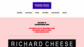 What Richardcheese.com website looks like in 2024 