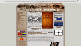 What Racjonalista.pl website looked like in 2024 (1 year ago)