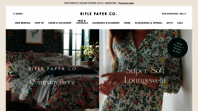 What Riflepaperco.com website looks like in 2024 