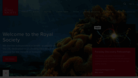 What Royalsociety.org website looks like in 2024 